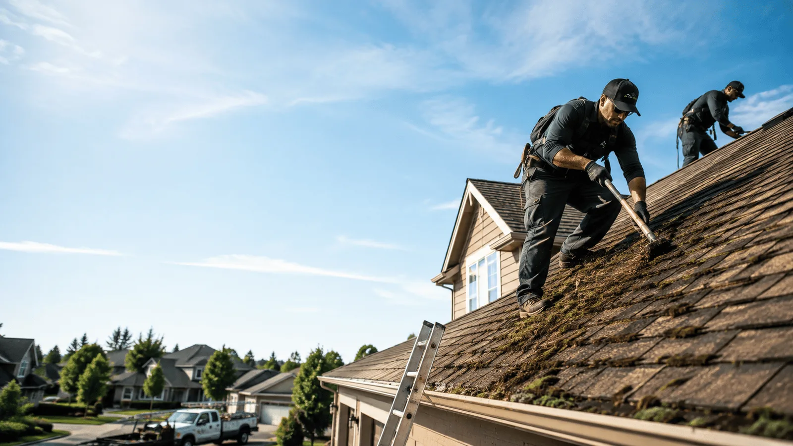 Roof Moss Removal in Pella, IA near me